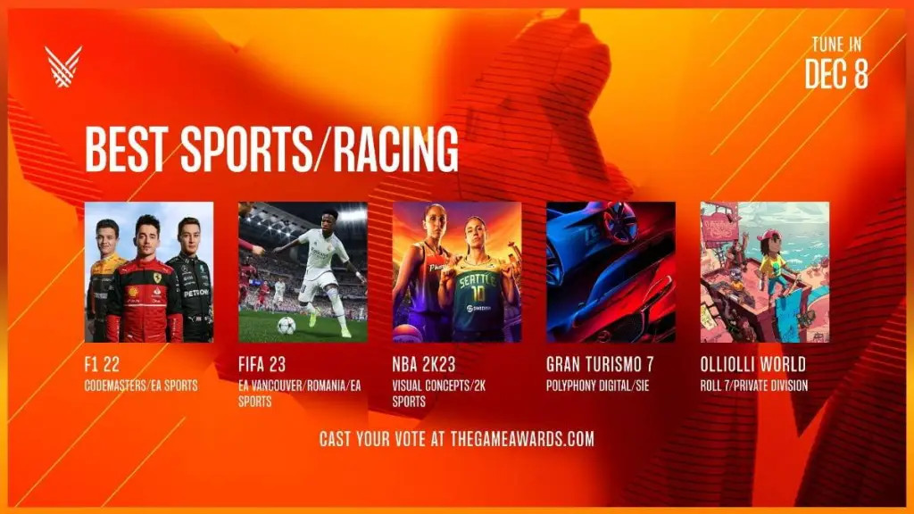 Best-Sports-Racing Game-THE-GAME-AWARDS-2022